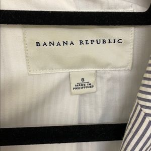Banana republic striped blazer